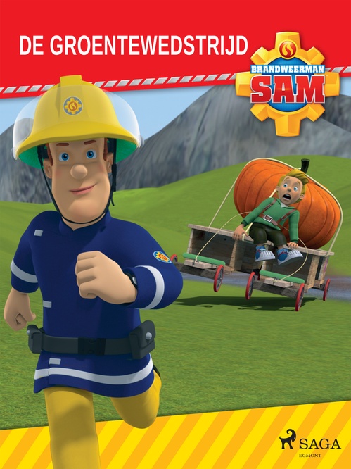 ebook cover of Brandweerman Sam - De groentewedstrijd, by Mattel