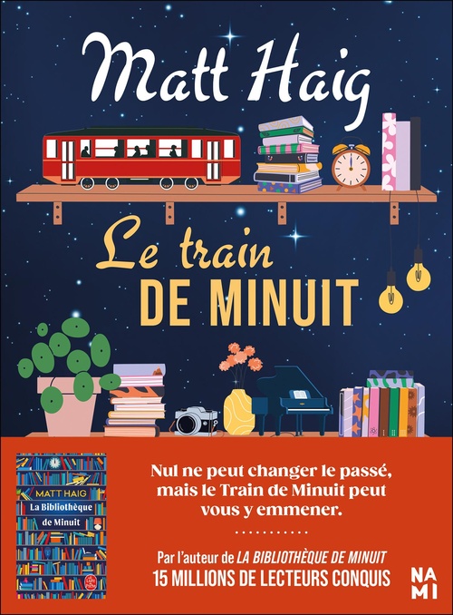 ebook cover of Le train de minuit, by Matt Haig