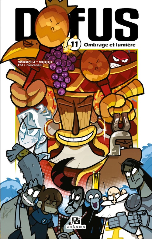 Couverture ebook de Dofus - Tome 11 - Ombrage et lumière, de Tot, Ancestral Z, Brunowaro, Mojojojo