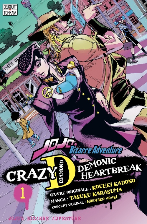 Couverture ebook de Jojo's - Crazy D T01 - Demonic Heartbreak, de Hirohiko Araki