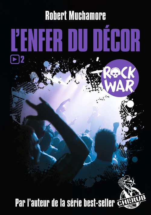 Couverture ebook de Rock War (Tome 2) - L'enfer du décor, de Robert Muchamore