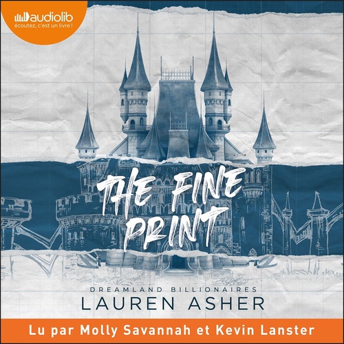 audiobook cover of The Fine Print, by Lauren Asher