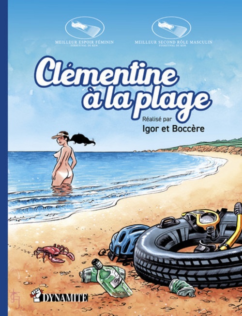 Couverture ebook de Clémentine à la plage, de Olaf Boccère