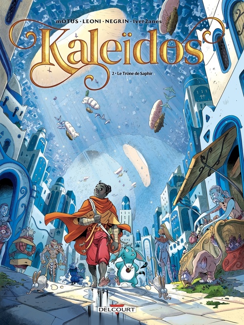 ebook cover of Kaleidos T02 - Le Trône de saphir, by Lucio Leoni, Emanuela Negrin