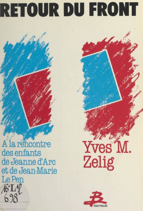 ebook cover of Retour du Front, by Yves M. Zelig