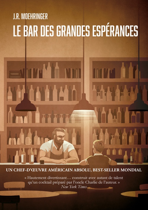 ebook cover of Le Bar des Grandes Espérances, by J. R. Moehringer, Ange Mercuri