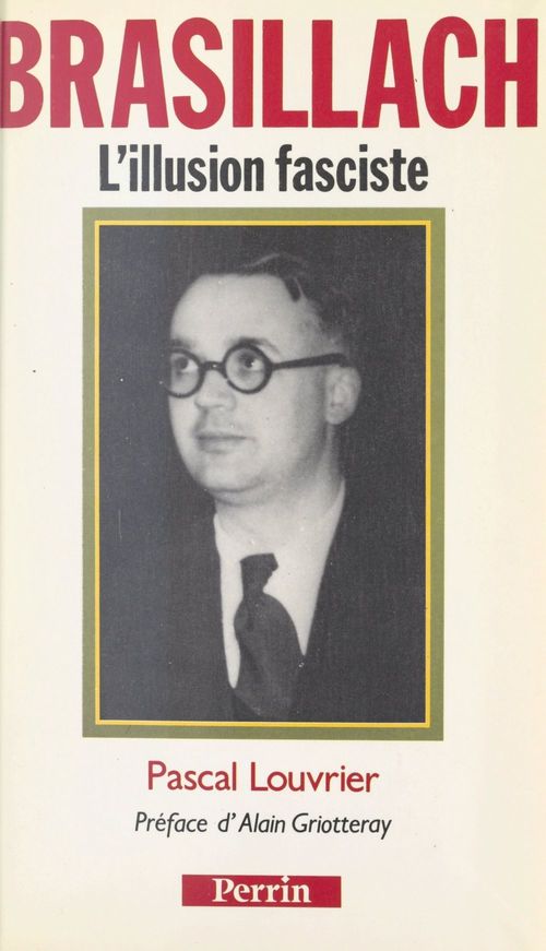 ebook cover of Brasillach, by Pascal Louvrier