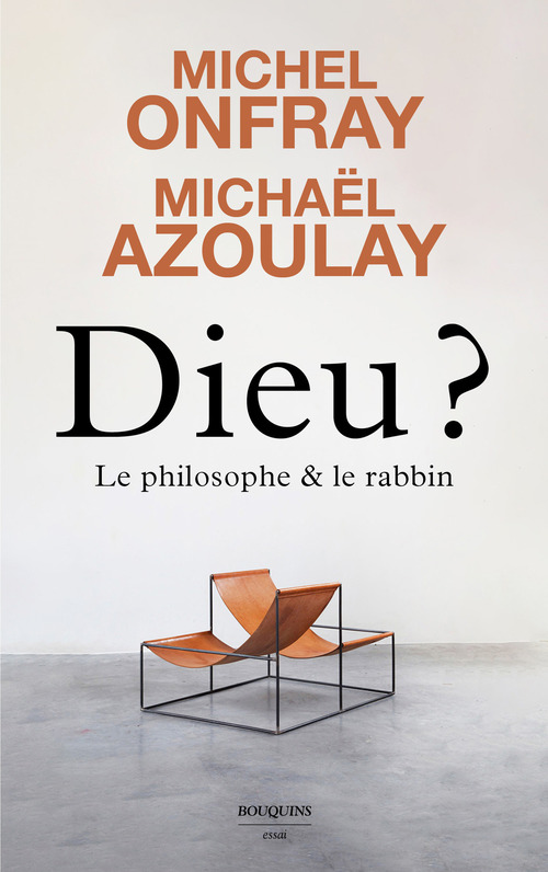 Couverture ebook de Dieu ? Le philosophe et le rabbin, de Michel Onfray, Michaël Azoulay