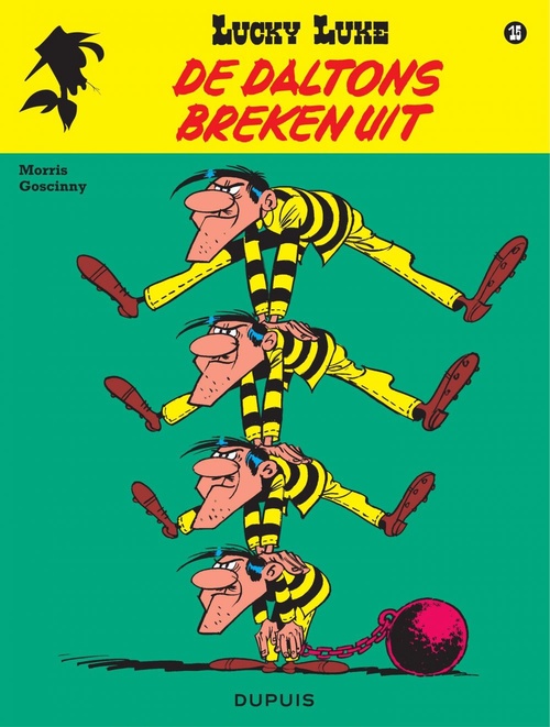 Couverture ebook de De Daltons breken uit, de Goscinny