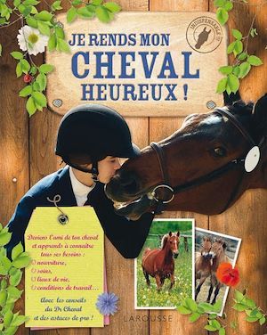 Couverture ebook de Je rends mon cheval heureux, de Laure Marandet, Charlotte Clergeau