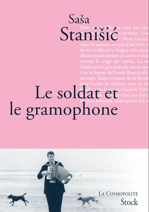 ebook cover of Le soldat et le gramophone, by Sasa Stanisic