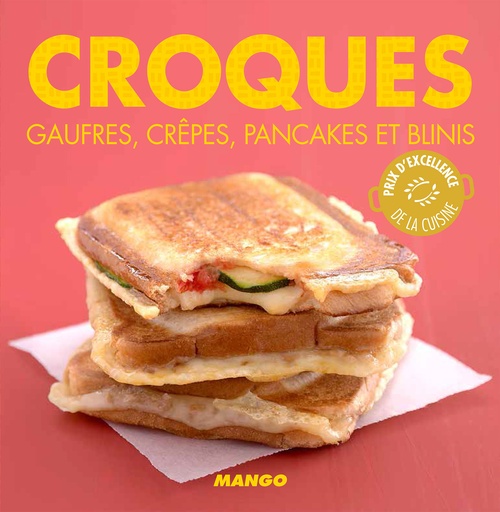 Couverture ebook de Croques, gaufres, crêpes, pancakes et blinis, de Marie-Laure Tombini