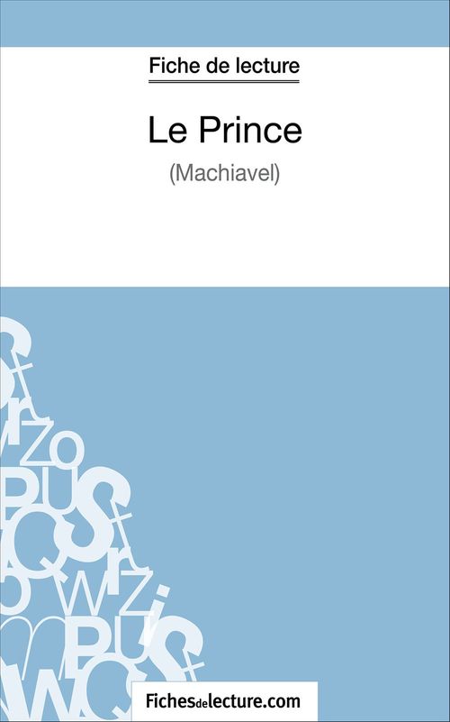 ebook cover of Le Prince de Machiavel (Fiche de lecture), by Hubert Viteux