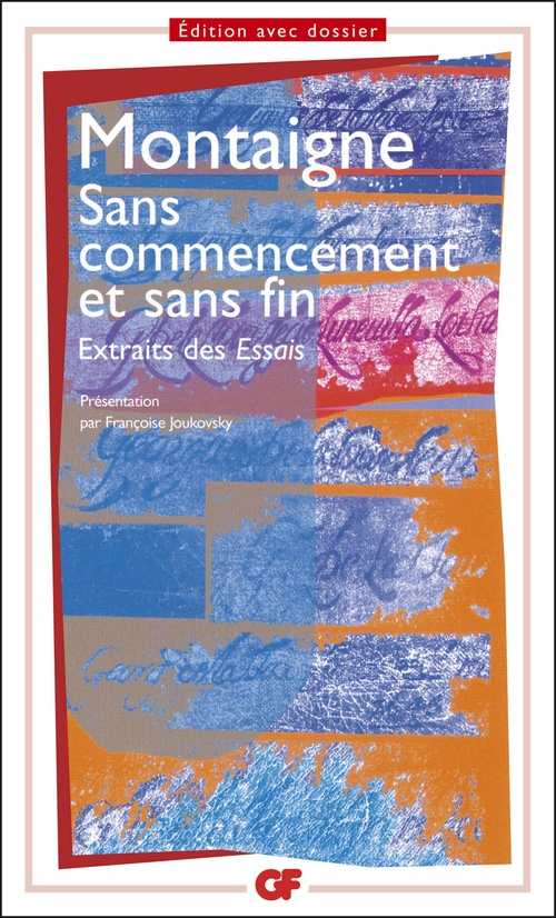 ebook cover of Sans commencement et sans fin, by Michel de Montaigne