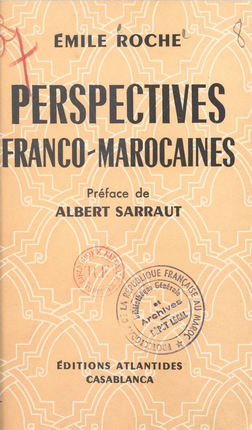 ebook cover of Perspectives franco-marocaines, by Emile Roche