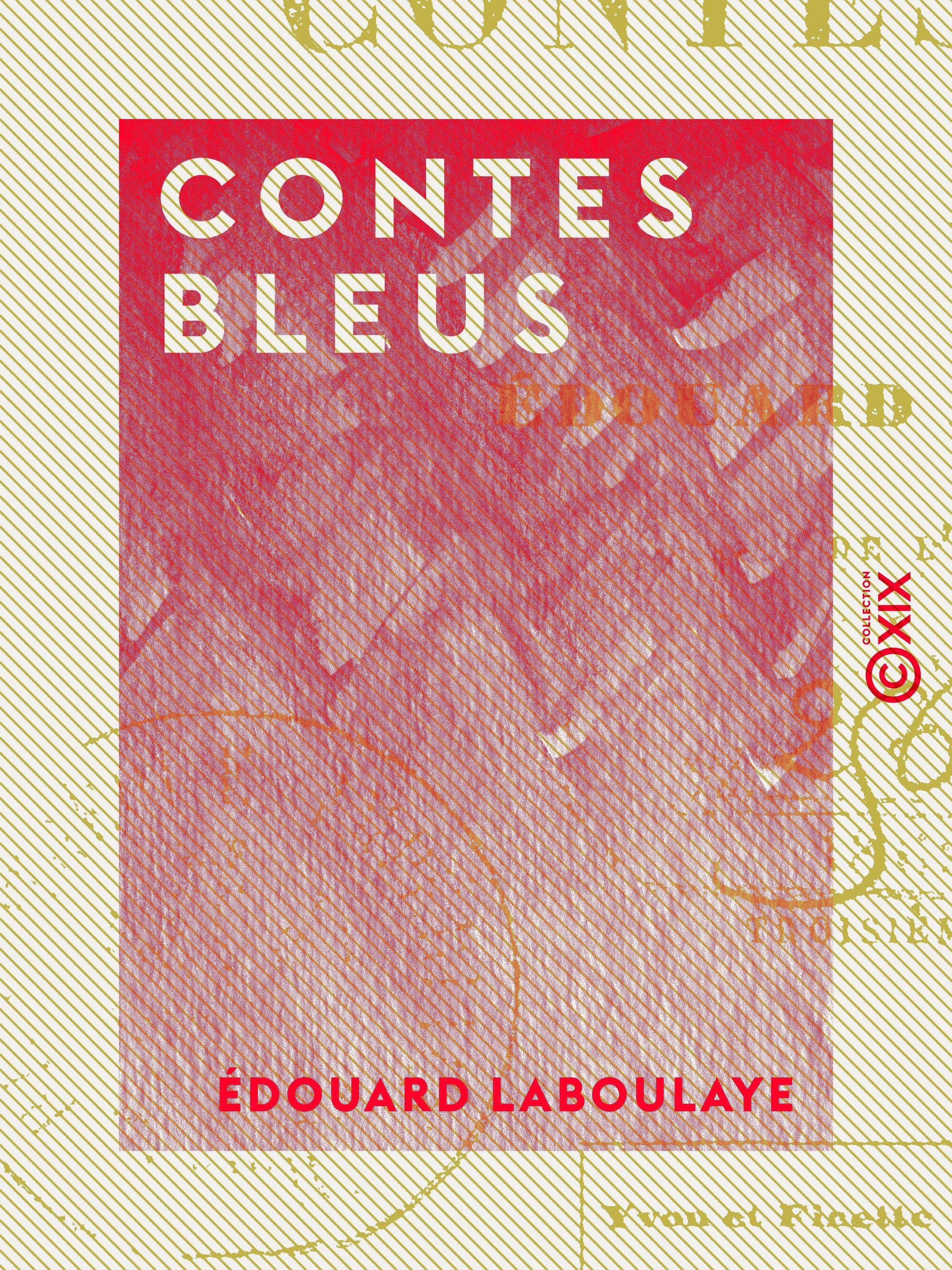 ebook cover of Contes bleus, by Edouard Laboulaye