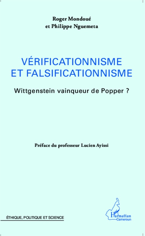 Couverture ebook de Vérificationnisme et falsificationnisme, de Roger Mondoue, Philippe Nguemeta