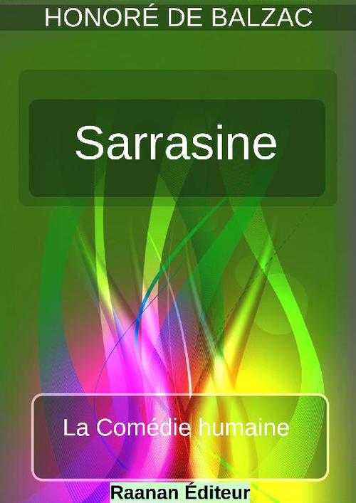 Couverture ebook de Sarrasine, de Honoré de Balzac