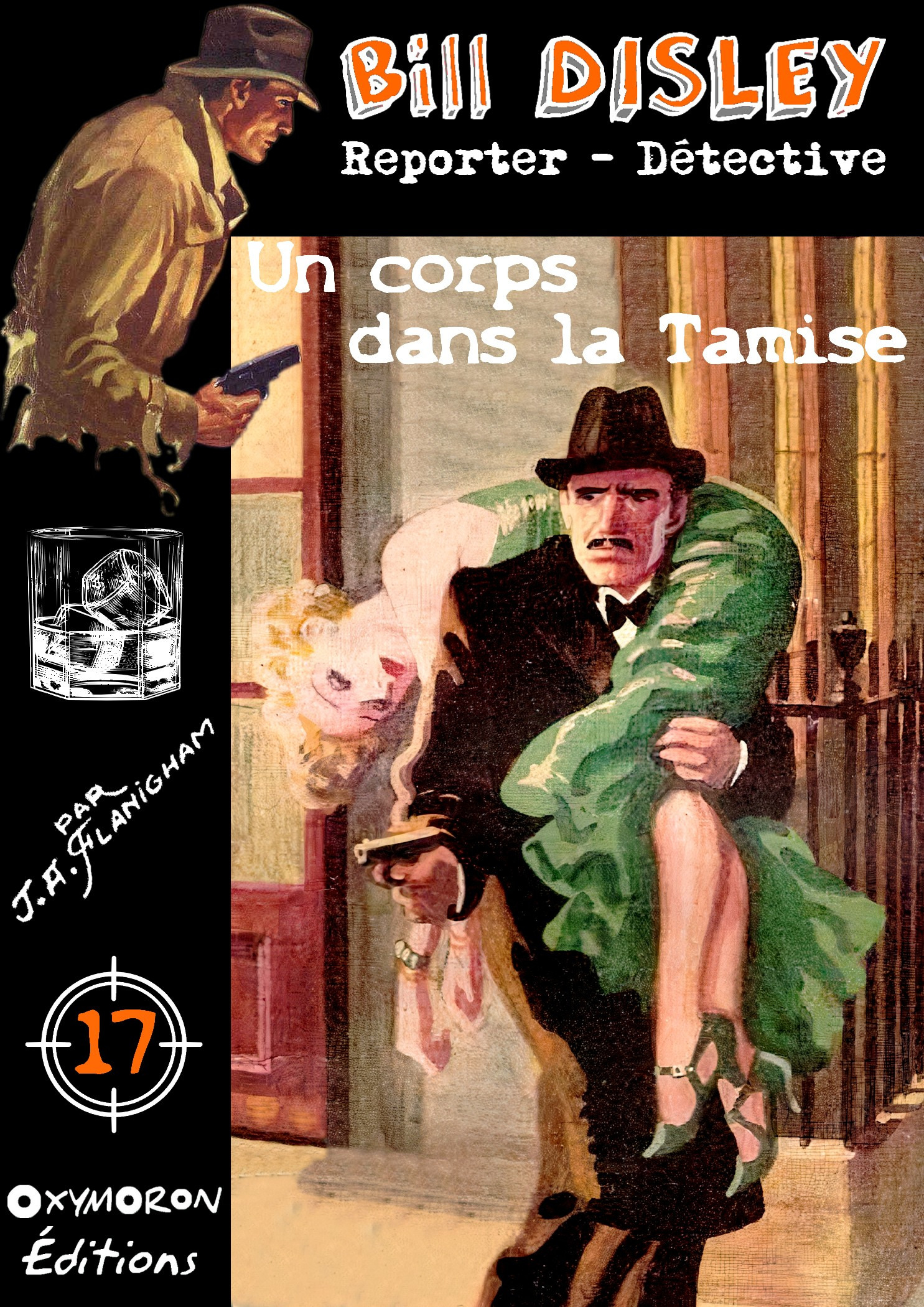 Couverture ebook de Un corps dans la Tamise, de J. A. Flanigham