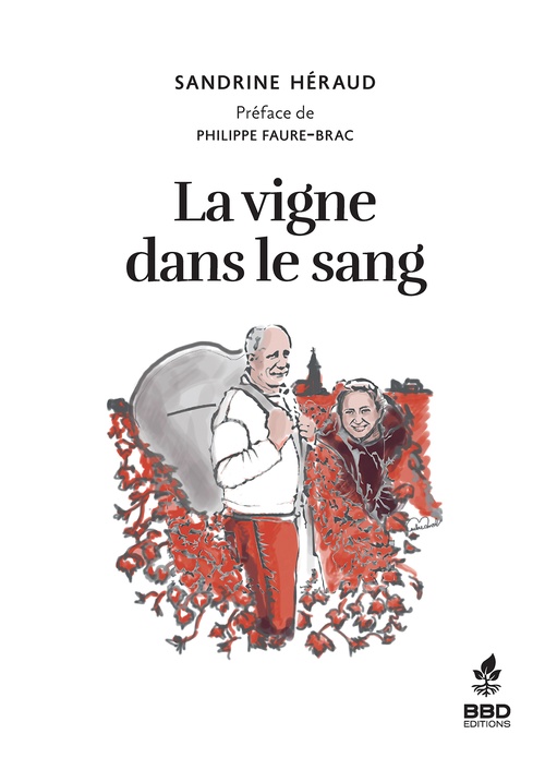 Couverture ebook de La vigne dans le sang, de Sandrine Héraud