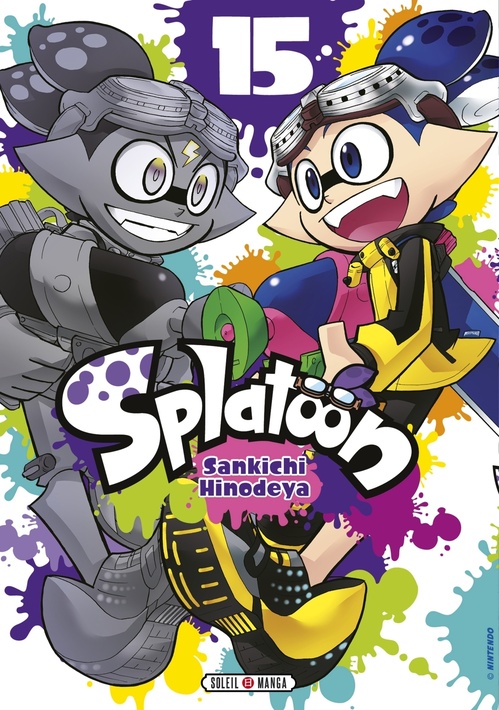 ebook cover of Splatoon T15, by Nintendo, Sankichi Hinodeya