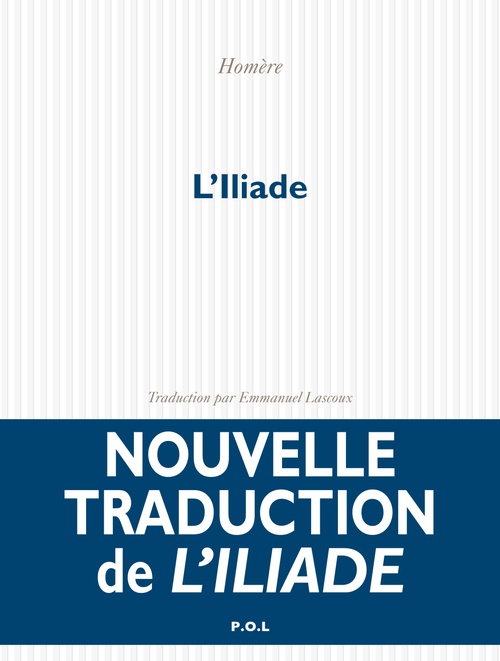 ebook cover of L'Iliade, by Homère