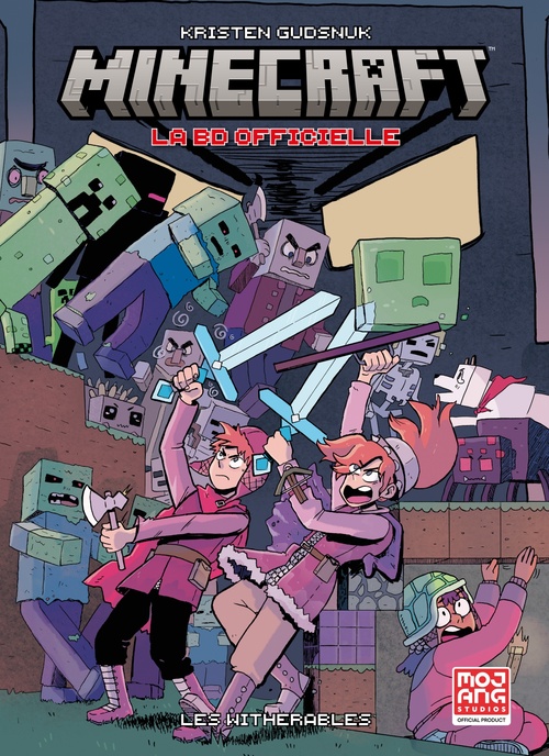 Couverture ebook de Minecraft : la BD officielle - Les Withérables T01, de Kristen Gudsnuk