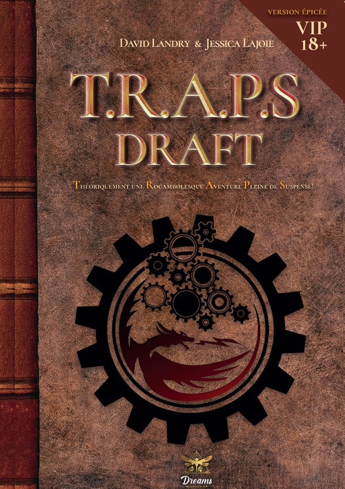 Couverture ebook de Le draft de T.R.A.P.S - Tome 1, de David Landry, Jessica Lajoie, Kevin Bonneville