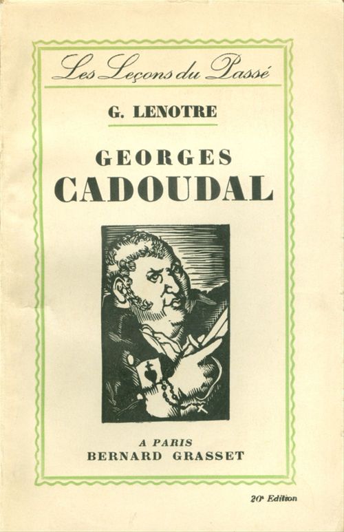 Couverture ebook de Georges Cadoudal, de G. Lenôtre