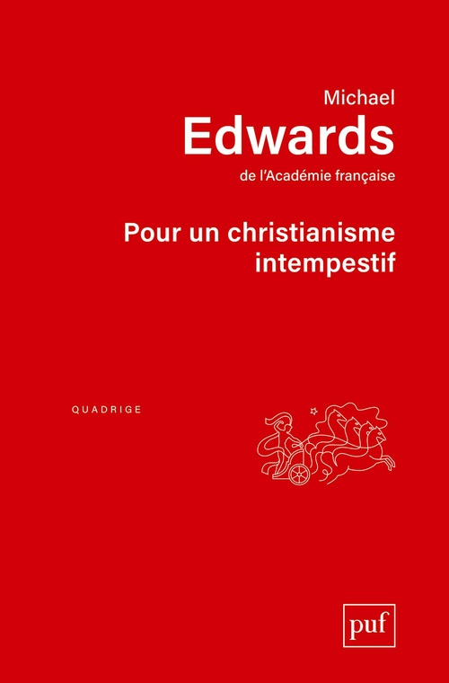 ebook cover of Pour un christianisme intempestif, by Michael Edwards
