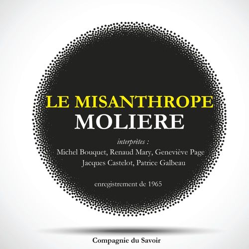 audiobook cover of Le Misanthrope de Molière, by Molière