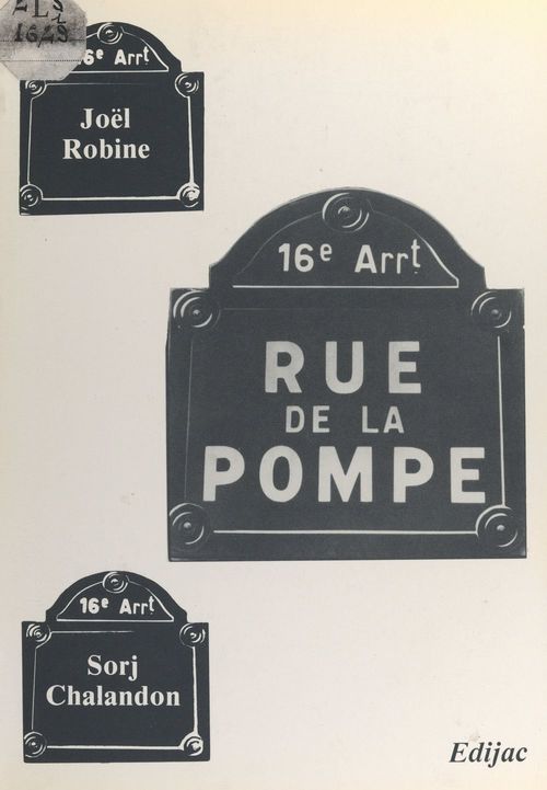 Couverture ebook de Rue de la Pompe, de Joel Robine, Sorj Chalandon