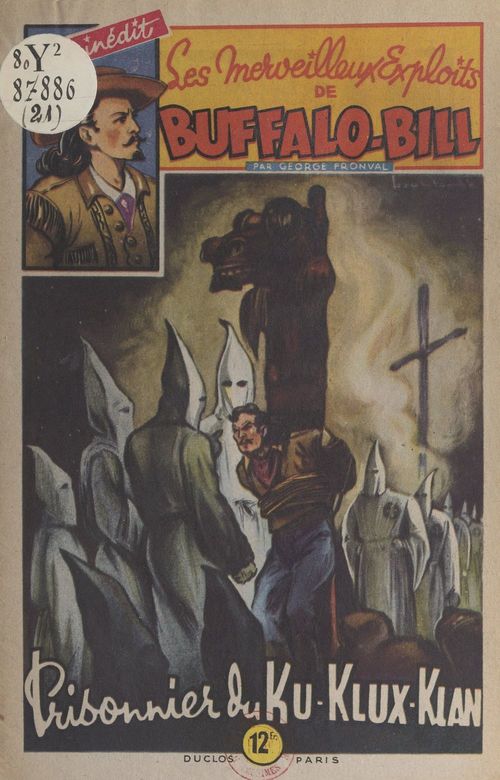Couverture ebook de Prisonnier du Ku-Klux-Klan, de George Fronval