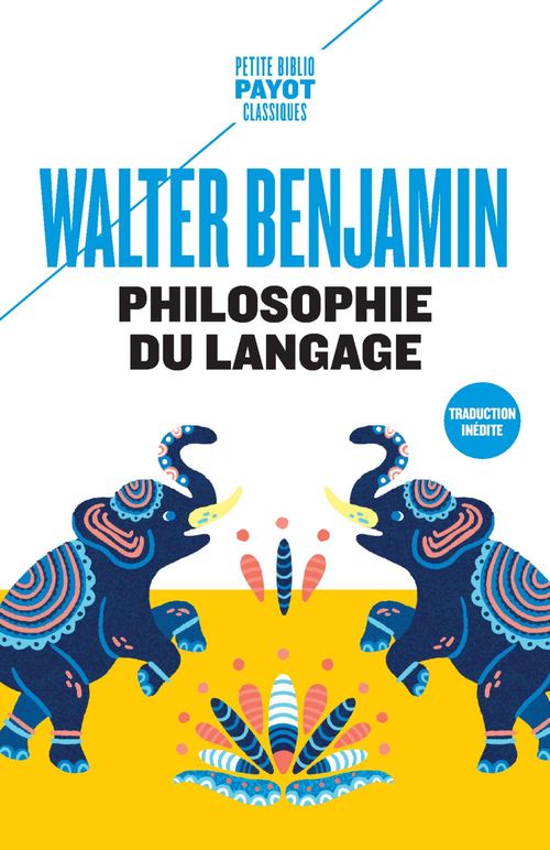 ebook cover of Philosophie du langage, by Walter Benjamin