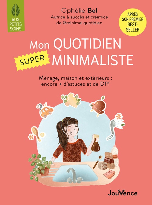 Couverture ebook de Mon quotidien SUPER minimaliste, de Ophélie Bel
