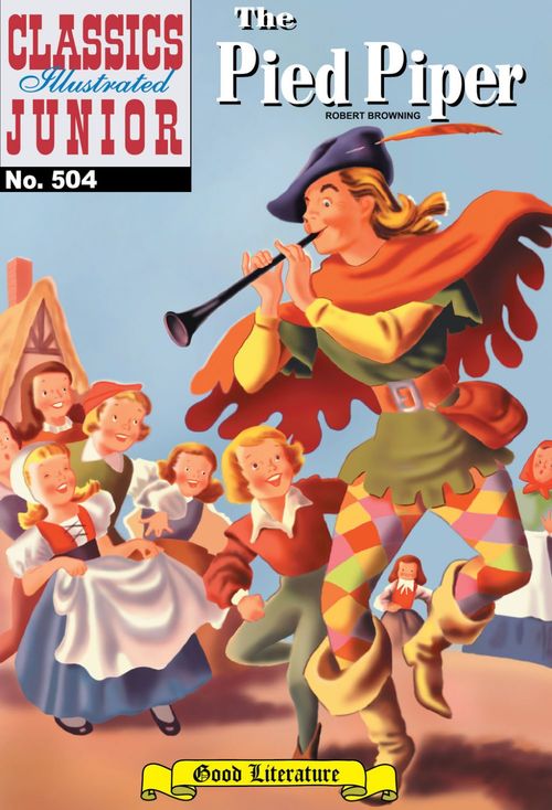 ebook cover of The Pied Piper, by Robert Browning