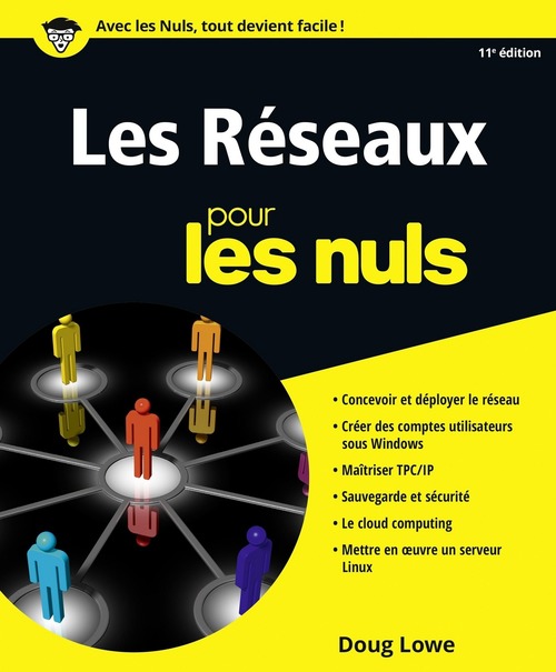 ebook cover of Les réseaux Pour les Nuls 11e édition, by Doug Lowe