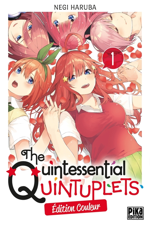 ebook cover of The Quintessential Quintuplets T01 Edition couleur, by Negi Haruba