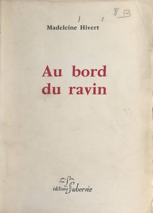 Couverture ebook de Au bord du ravin, de Madeleine Hivert