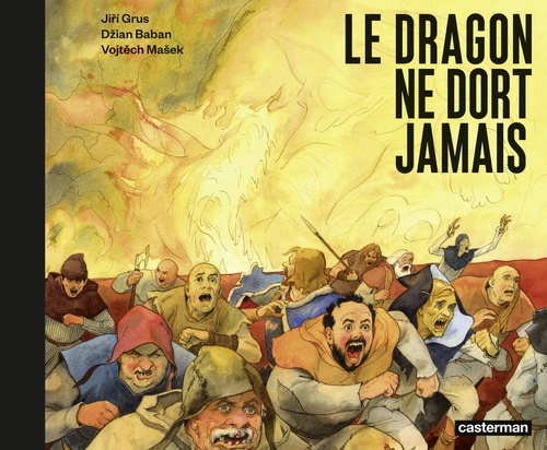 Couverture ebook de Le dragon ne dort jamais, de Voijtech Masek, Dzian Baban, Jiri Grus