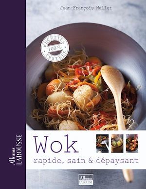 Couverture ebook de Wok, rapide, sain et dépaysant, de Jean-François Mallet