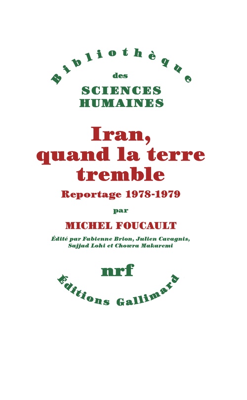 ebook cover of Iran, quand la terre tremble, by Michel Foucault