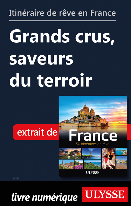 Couverture ebook de Itinéraire de rêve en France - Grands crus, saveurs du terroir, de Collectif
