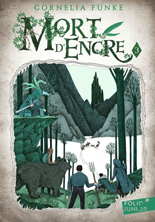 Couverture ebook de Coeur d'encre (Tome 3) - Mort d'encre, de Cornelia Funke