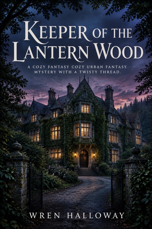 Couverture ebook de Keeper of the Lantern Wood, de Wren Halloway