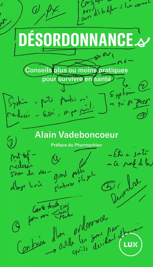 Couverture ebook de Désordonnances, de Alain Vadeboncoeur