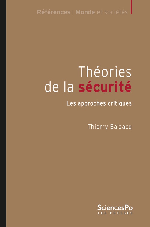 ebook cover of Théories de la sécurité, by Thierry Balzacq
