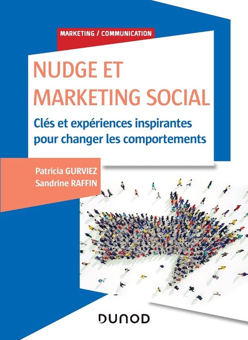 Couverture ebook de Nudge et Marketing Social, de Patricia Gurviez, Sandrine Raffin