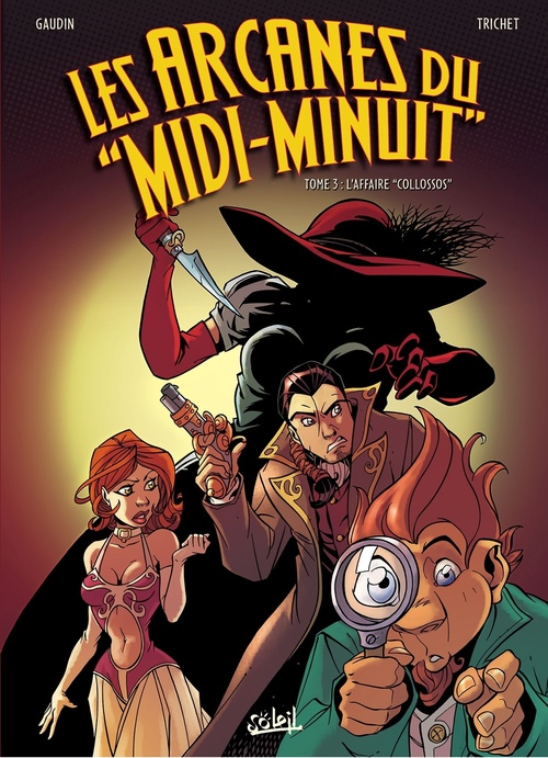 Couverture ebook de Les Arcanes du Midi-Minuit T03 - L'affaire Collossos, de Christian Gaudin