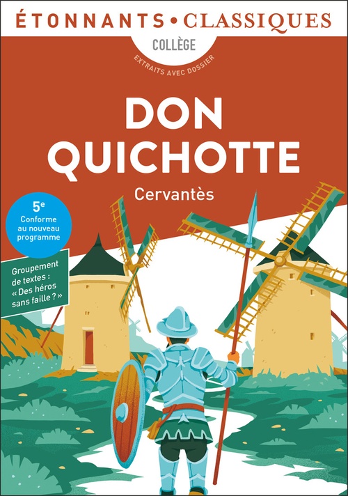 ebook cover of Don Quichotte, by Cervantès